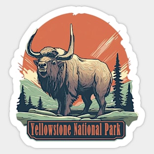 Yellowstone National Park Sticker